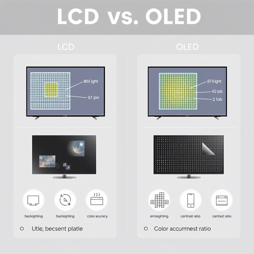 آموزش الکترونیک : مقایسه LCD و OLED ؟(بخش ششم) 1 آموزش الکترونیک : مقایسه LCD و OLED ؟(بخش ششم)